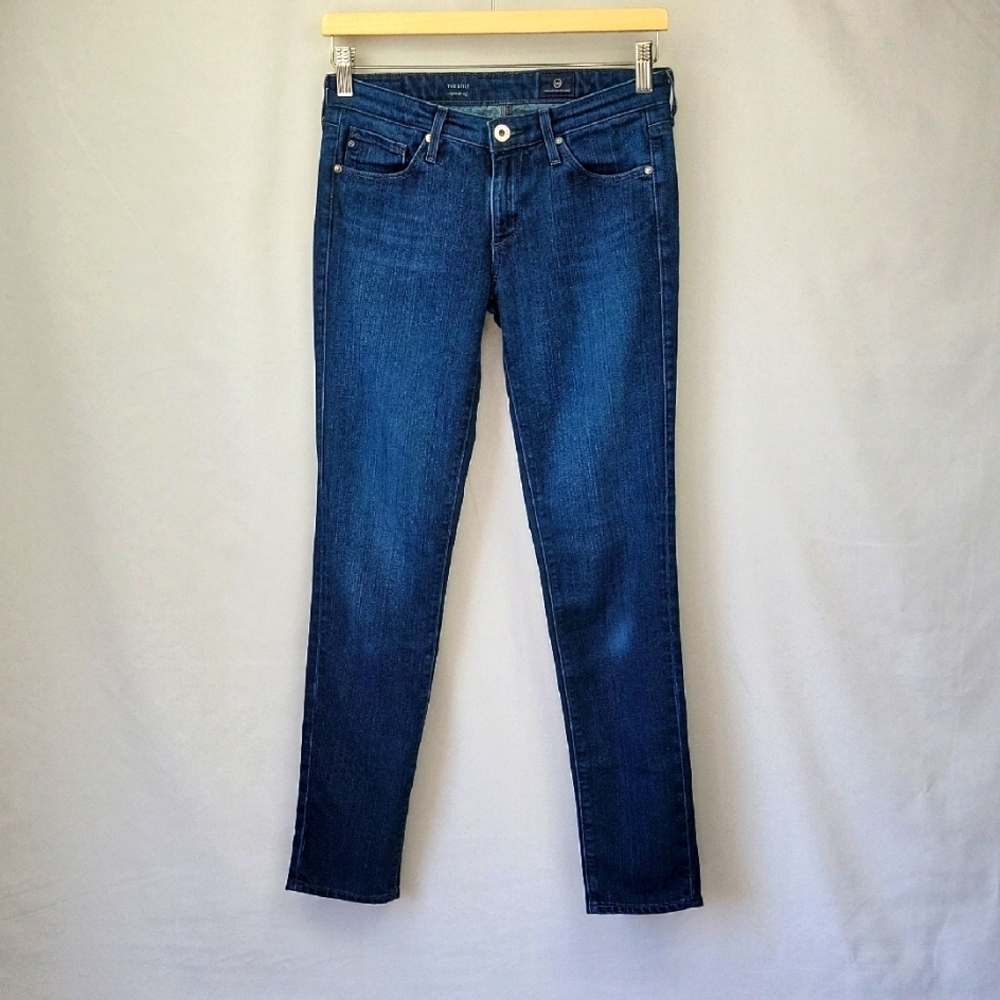 AG The Stilt Cigarette Leg Jeans Dark Wash Size 26
